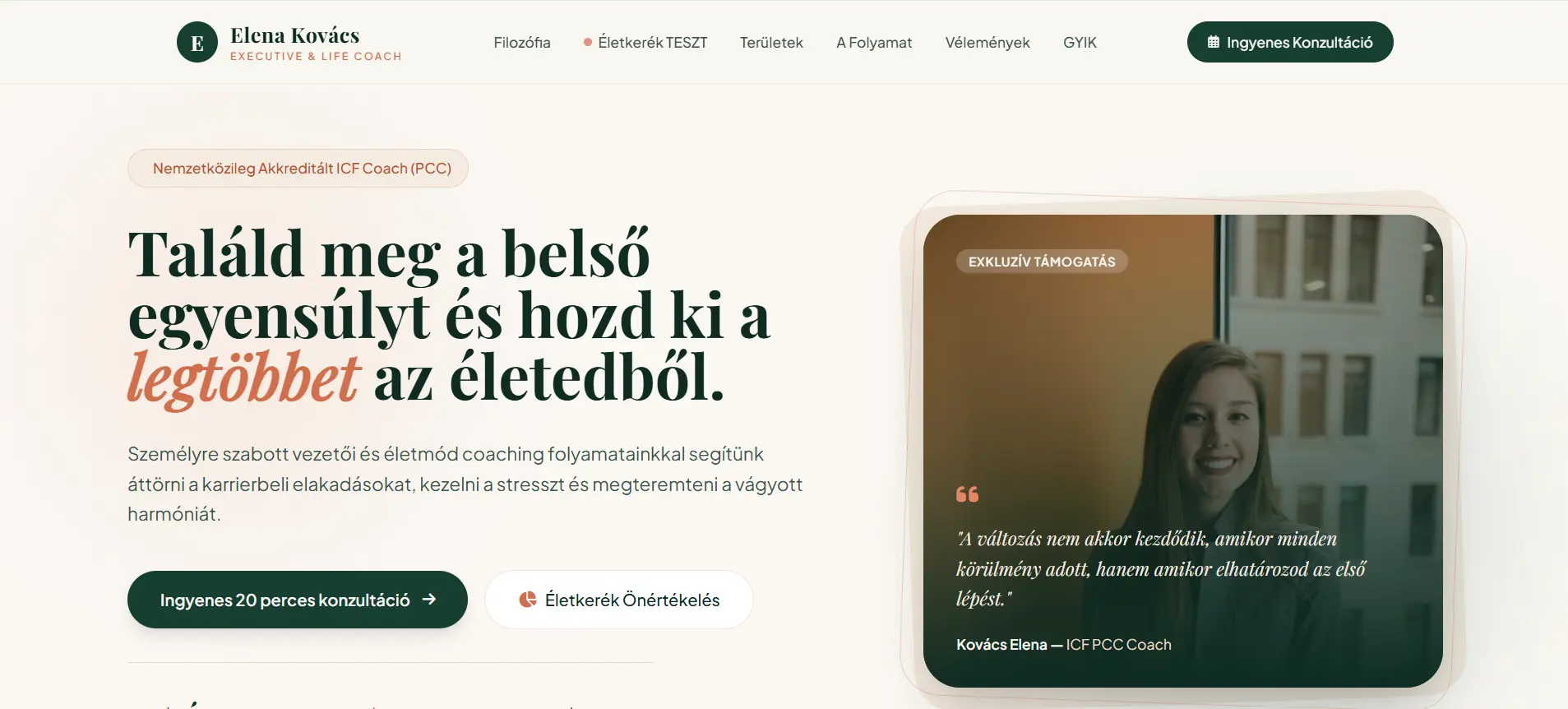 Coach – Személyes márka